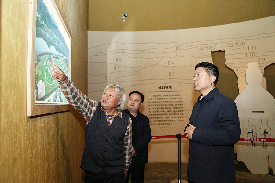 刘涛到龙山县调研红色旅游发展、龙凤经济协作示范区建设、里耶秦简保护研究利用等工作